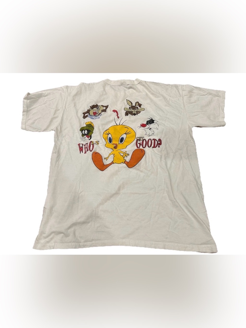 Vintage 90s‎ Tweety Bird Puerto Vallarta Mexico T Shirt XL Looney Tunes Cartoon